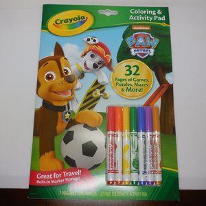 🆕️Crayola Paw Patrol Coloring & Activity Pad